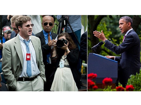 Ông Obama nổi cáu vì bị ngắt lời Ông Obama nổi cáu vì bị ngắt lời