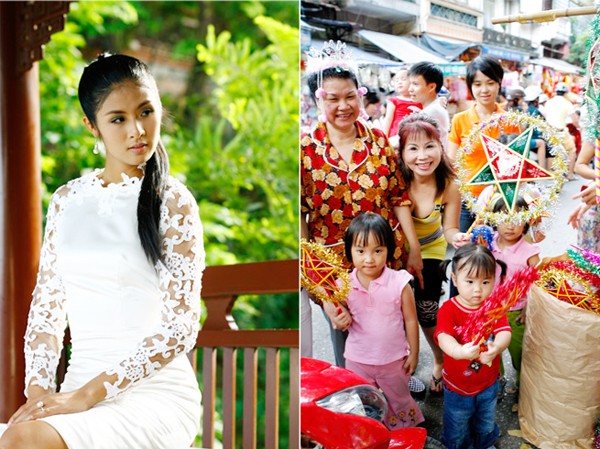 Trung thu từ bảo tàng đến nhà hát Hoa hậu Ngọc Hân thành chị Hằng vui trung thu cùng trẻ nhỏ. Ảnh: Hồng Vĩnh