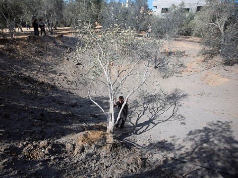 Israel không kích Dải Gaza Bắc Gaza sau trận không kích của Israel vào Beit Lahia hôm 28/10