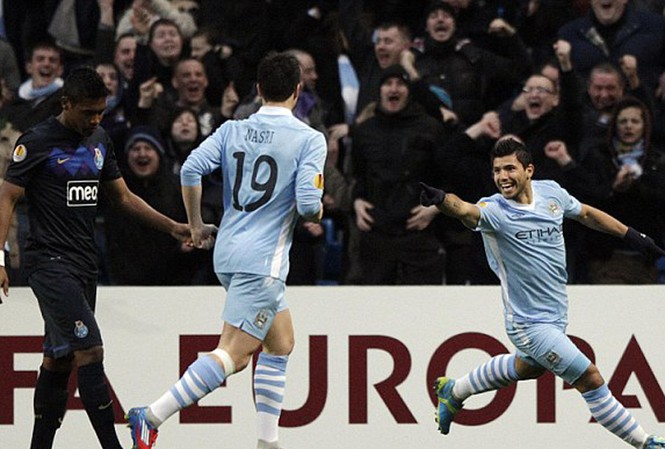 Vùi dập Porto, Man City đi tiếp tại Europa League Vùi dập Porto, Man City đi tiếp tại Europa League