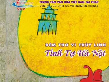 Vi Thuỳ Linh trình diễn thơ tại Pháp Vi Thuỳ Linh trình diễn thơ tại Pháp
