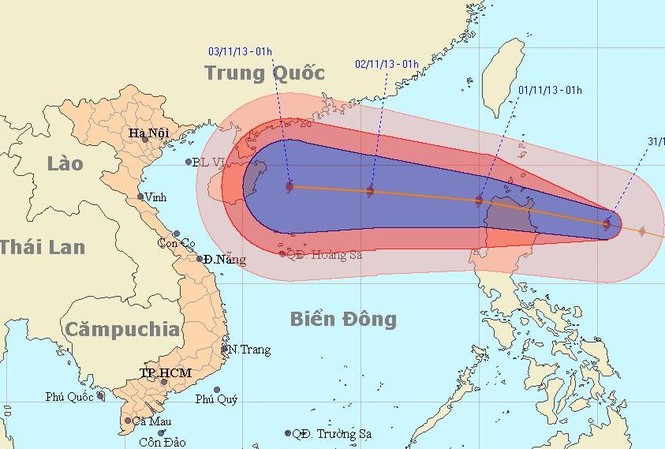 Bão Krosa tiến sát biển Đông Bão Krosa tiến sát biển Đông