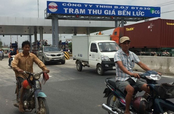 Từ 17/6: Giá vé qua trạm BOT 830 Long An cao nhất 165.000 đồng Từ 17/6: Giá vé qua trạm BOT 830 Long An cao nhất 165.000 đồng