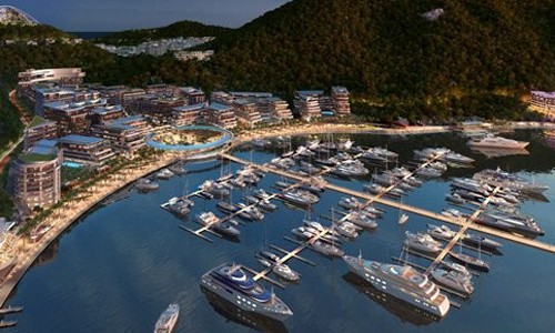 Hàng tỷ đô la vẫn đổ vào bất động sản Việt Nam Phối cảnh dự án 2,5 tỷ USD của Rose Rock tại Tuy Hòa, Phú Yên. Ảnh: VnExpress