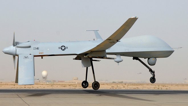'Điểm danh' máy bay không người lái uy lực nhất thế giới Máy bay MQ-1 Predator. Ảnh: USAF