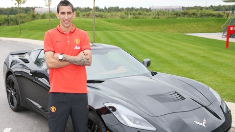 Tới M.U, Di Maria nghiện sắm siêu xe Di Maria nghiện mua sắm xe.