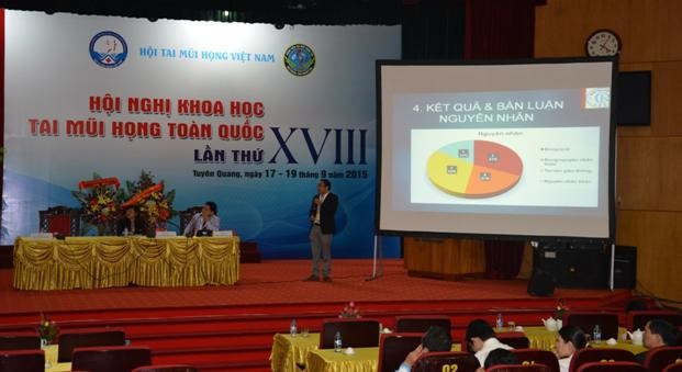 Hội nghị khoa học Tai Mũi Họng toàn quốc tại Tuyên Quang Hội nghị TMH Toàn quốc lần thứ XVIII