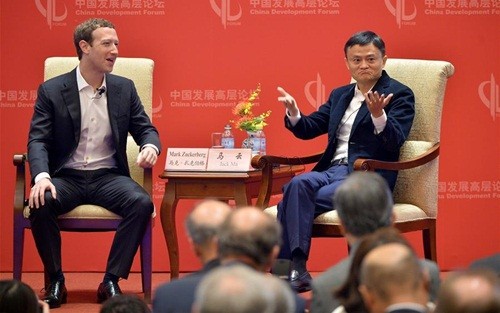 Cuộc trò chuyện của Mark Zuckerberg và Jack Ma Hai tỷ phú đã có cuộc trò chuyện cuối tuần qua về công nghệ và khởi nghiệp. Ảnh: News.cn