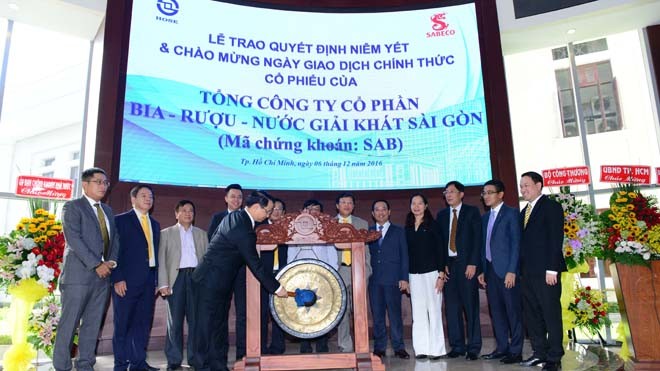 SABECO: Thương hiệu tự hào của người Việt Ngày 6-12, SABECO đã chính thức niêm yết trên HOSE với mã chứng khoán SAB