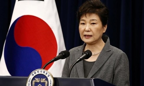 Tổng thống Hàn Quốc bị đình chỉ quyền lực Tổng thống Hàn Quốc Park Geun-hye. Ảnh: Reuters.