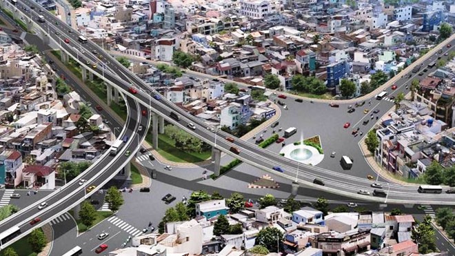 Làm đường trên cao “giải vây” cho sân bay Tân Sơn Nhất Làm đường trên cao “giải vây” cho sân bay Tân Sơn Nhất