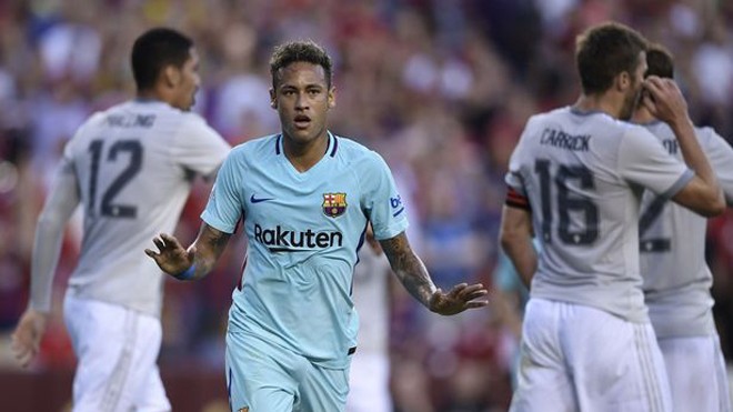 Neymar nổ súng, Barca khiến M.U nếm mùi thất bại Neymar nổ súng, Barca khiến M.U nếm mùi thất bại
