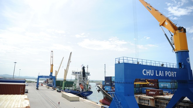 Hoàn thành việc mở rộng cảng Chu Lai Cảng Chu Lai được đầu tư mở rộng