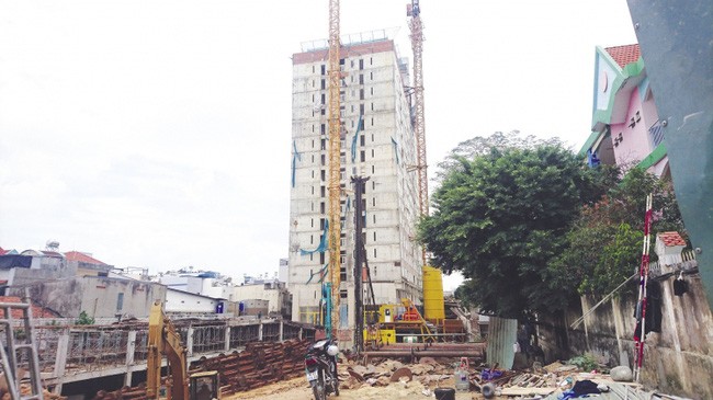 Thanh tra toàn diện dự án Tân Bình Apartment Dự án Tân Bình Apartment tự ý xây thêm tầng