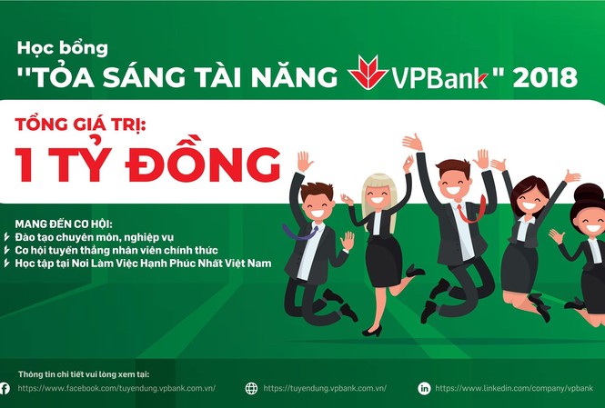 Ra mắt Quỹ học bổng tài năng VPBank 2018 Ra mắt Quỹ học bổng tài năng VPBank 2018