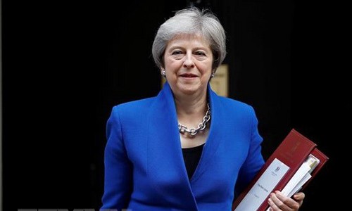 Thủ tướng Anh đối mặt với một cuộc bỏ phiếu bất tín nhiệm Thủ tướng Anh Theresa May tại thủ đô London. (Ảnh: AFP/TTXVN)
