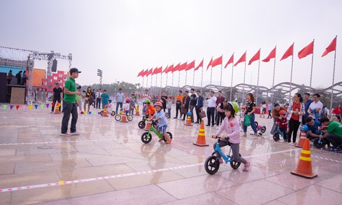 VinCity tổ chức Ngày hội gia đình cho cư dân tương lai Các hoạt động thể thao bổ ích tại Ngày hội Gia đình của VinCity Sportia