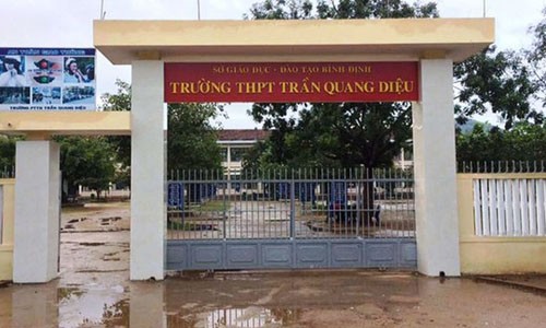 Thông tin bất ngờ vụ nam sinh lớp 11 đánh thầy giáo nhập viện Trường THPT Trần Quang Diệu