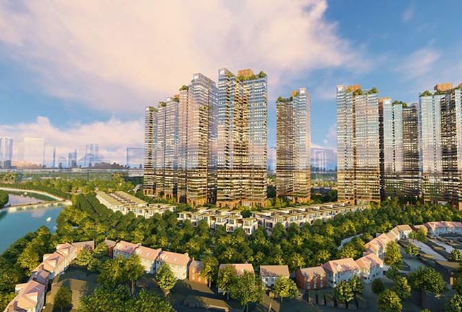 Lễ công bố chính thức dự án Sunshine City Sài Gòn Phối cảnh tổng thể dự án Sunshine City Sài Gòn