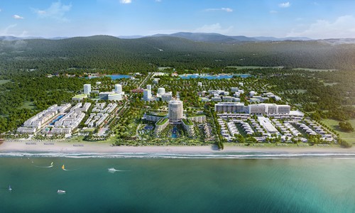 Bim Group ra mắt khu nghỉ dưỡng thượng lưu Inter continental Phu Quoc Khu phức hợp du lịch Phu Quoc Marina rộng 155ha.