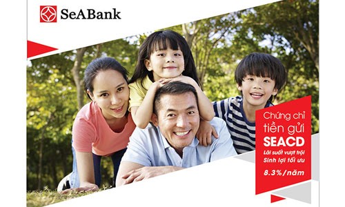 Seabank phát hành chứng chỉ tiền gửi lãi suất lên tới 8.6% năm Seabank phát hành chứng chỉ tiền gửi lãi suất lên tới 8.6% năm
