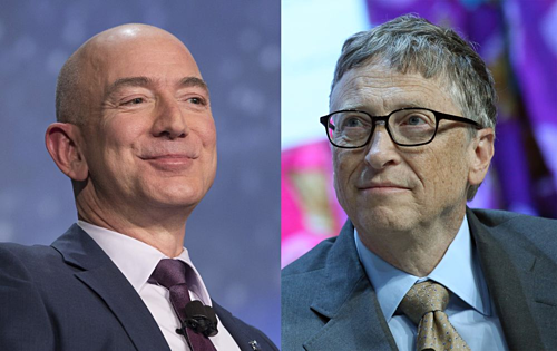 Tài sản của Bill Gates lại chạm 100 tỷ USD Bloomberg theo dõi tài sản của khoảng 2.800 tỷ phú trên thế giới. Trong đó, 145 người sở hữu từ 10 tỷ USD trở lên. Tuy vậy, hiện tại, chỉ hai người trên là có tài sản trên 100 tỷ USD.
Dù vậy, số tài sản khổng lồ của Gates và Bezos khó kéo dài. Gates đã