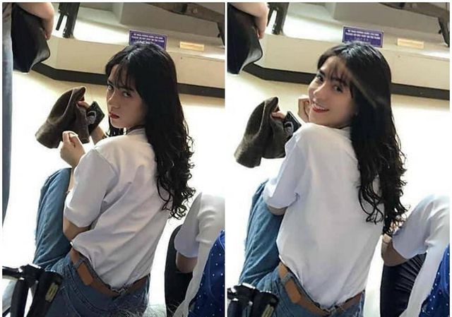 'Hot girl hờn dỗi' và phản ứng 'diễn sâu' gặp máy ảnh gây sốt mạng Bức ảnh ghi lại khoảnh khắc phản ứng nhanh của Kim Yến