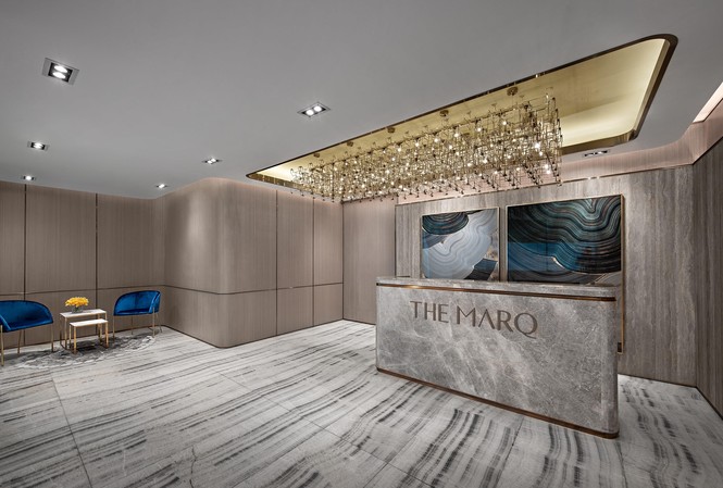 HongKong Land ra mắt khu nhà mẫu dự án The Marq tại TP.Hồ Chí Minh Sảnh lễ tân
