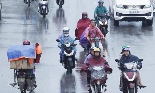 Từ 19/5, Bắc Bộ 'dính' gió mùa Đông Bắc có thể mưa lớn Các tỉnh Bắc Bộ và Thanh Hóa có mưa, mưa vừa, có nơi mưa to và dông mạnh. (Ảnh minh họa: TTXVN)