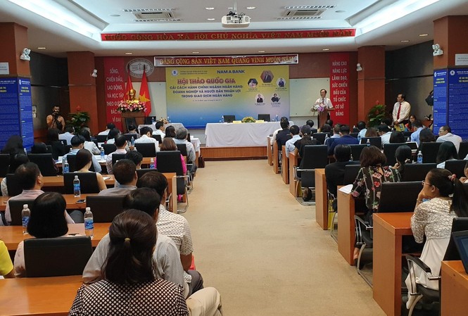 Nam A Bank đồng hành cùng hội thảo quốc gia cải cách hành chính ngành ngân hàng Toàn cảnh Hội thảo.