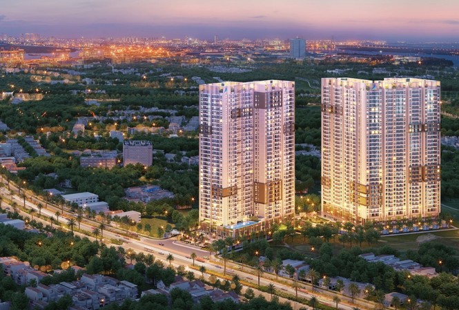 Thăng hoa và viên mãn với cuộc sống tại Opal Boulevard Hình phối cảnh tổng thể dự án Opal Boulevard