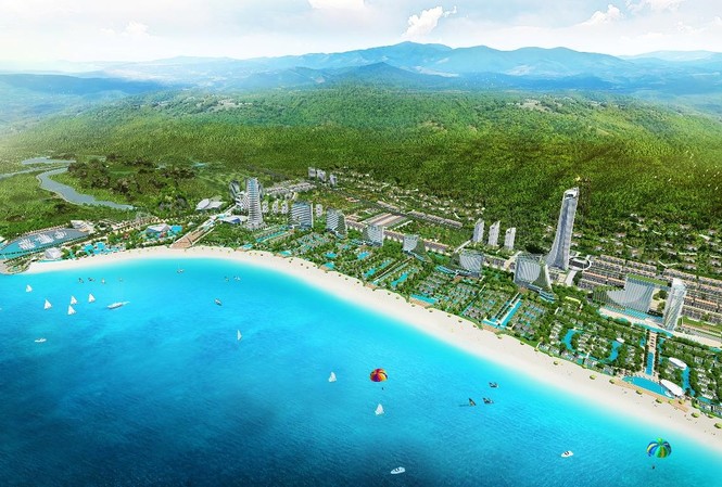 Khát vọng trỗi dậy của những thiên đường du lịch mới Dự án tổ hợp du lịch nghỉ dưỡng Sonasea Vân Đồn Harbor City có quy mô 358.5ha do Tập đoàn CEO đầu tư tại Quảng Ninh