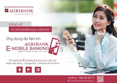 Agribank: Nhiều giải pháp thúc đẩy thanh toán không dùng tiền mặt Agribank triển khai nhiều giải pháp tài chính thúc đẩy thanh toán không dùng tiền mặt