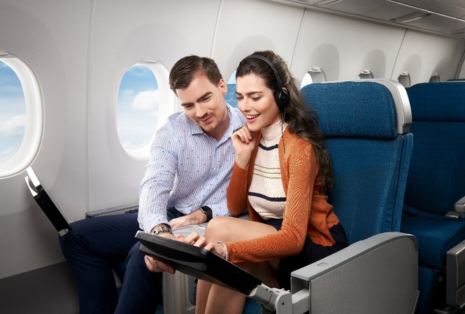 Vietnam Airlines thêm ưu đãi cho Hội viên Bông Sen Vàng khi bay hạng dịch vụ mới Hạng ghế phổ thông Đặc biệt mới sẽ được VNA triển khai trên máy bay thân rộng hiện đại Airbus A350 và Boeing 787-9
