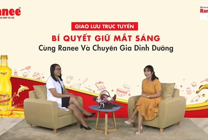 Bí quyết giữ đôi mắt sáng PGS.TS.BS Trương Tuyết Mai - Phó Viện Trưởng, Viện Dinh Dưỡng Quốc Gia - Bộ Y tế chia sẻ cùng với MC Ốc Thanh Vân về bí quyết giữ đôi mắt sáng khỏe mỗi ngày