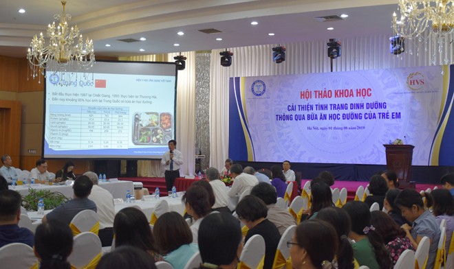 Cải thiện tình trạng dinh dưỡng thông qua bữa ăn học đường của trẻ em Cải thiện tình trạng dinh dưỡng thông qua bữa ăn học đường của trẻ em