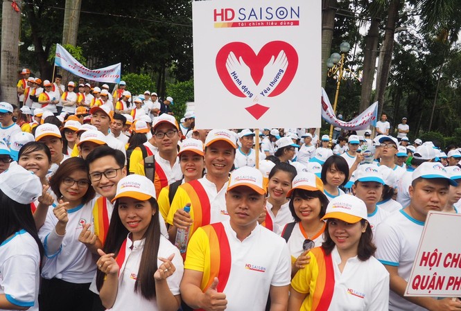 Hơn 600 nhân viên HD SAISON tham gia đi bộ gây quỹ từ thiện Hơn 600 nhân viên HD SAISON tham gia đi bộ gây quỹ từ thiện