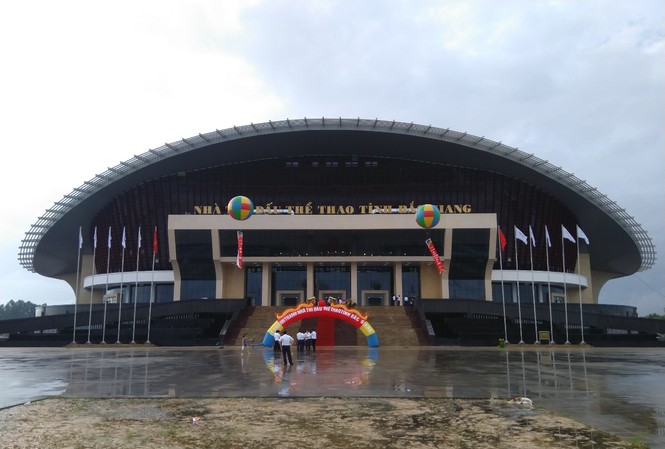 Nhà thi đấu thể thao Bắc Giang ứng dụng giải pháp chiếu sáng thông minh Nhà thi đấu Thể thao tỉnh Bắc Giang