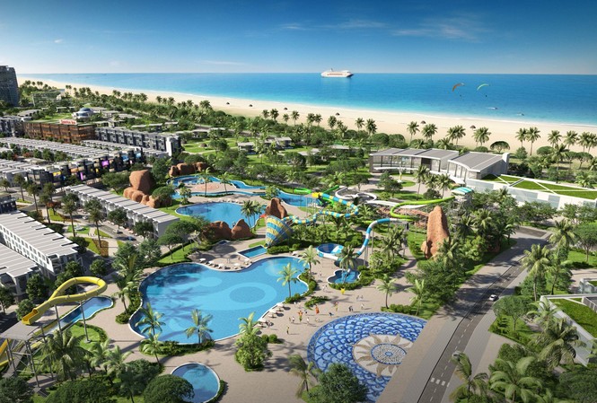 Nhơn Hội New City – 'Mỏ vàng' của nhà đầu tư địa ốc Phối cảnh tổng thể dự án Nhơn Hội New City