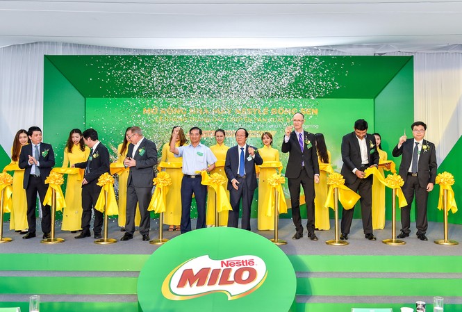 Nestlé Việt Nam mở rộng nhà máy tại Hưng Yên, tăng gấp đôi công suất Lễ khánh thành dây chuyền sản xuất nhà máy Nestlé Bông Sen