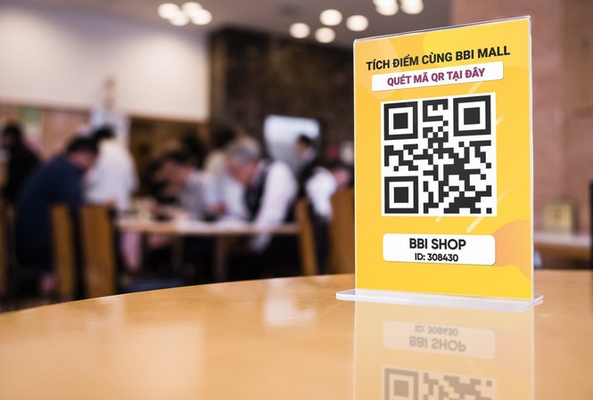 BBi Mall ưu tiên thanh toán không dùng tiền mặt, tích điểm 100% qua app BBi Mall Hình ảnh mã QR – thanh toán khi mua hàng qua BBi Mall