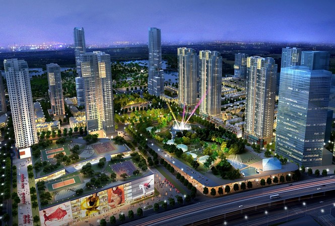 Bitexco Group tung loạt chính sách ưu đãi hấp dẫn khách hàng dịp cuối năm Phối cảnh dự án The Manor Central Park.