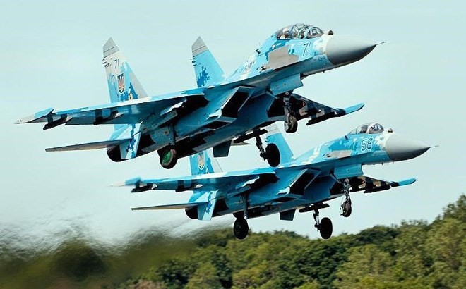 12 tiêm kích Su giúp Nga nâng cao phòng không tại Crimea Máy bay Su-27. (Nguồn: National Interest)