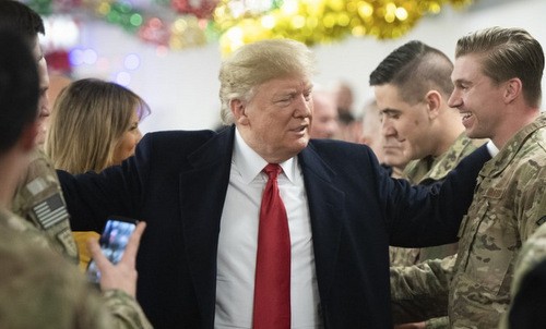Thấy gì qua chuyến thăm Iraq của Tổng thống Mỹ Trump Thấy gì qua chuyến thăm Iraq của Tổng thống Mỹ Trump