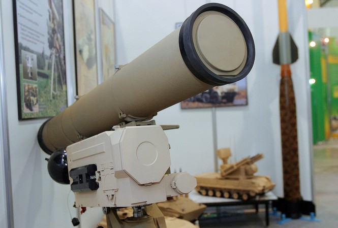 UAE chi 40 triệu USD mua tên lửa chống tăng của Nga Tên lửa chống tăng Kornet-E của Nga. Ảnh: SPUTNIK