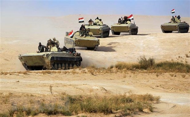 THẾ GIỚI 24H: Iraq đặt tình trạng báo động cao tại biên giới Syria Quân đội Iraq.