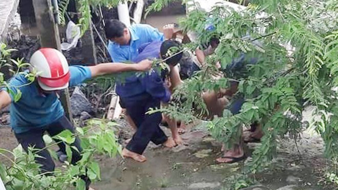 4 người thương vong do điện giật ở Bến Tre Hiện trường vụ việc