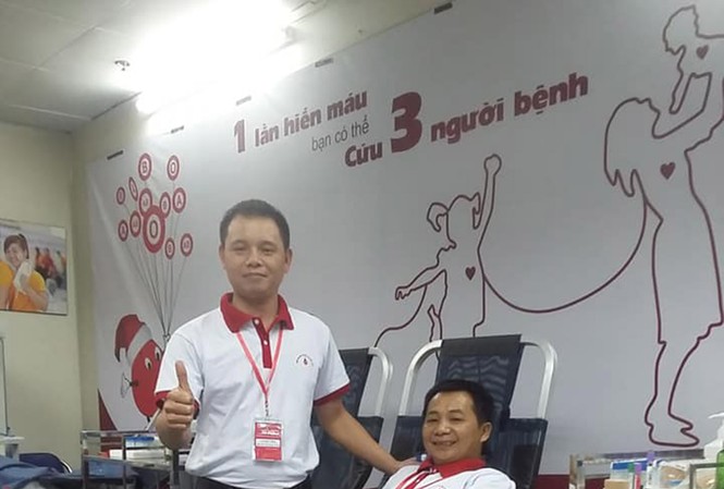 Người mang tâm nguyện hiến máu 100 lần Anh Trí Hiếu hiến máu lần thứ 71