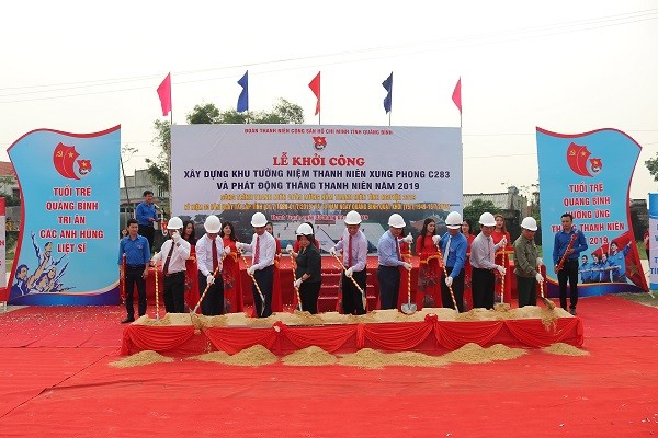 Quảng Bình: Khởi công xây dựng Khu tưởng niệm Thanh niên xung phong C283 Quảng Bình: Khởi công xây dựng Khu tưởng niệm Thanh niên xung phong C283