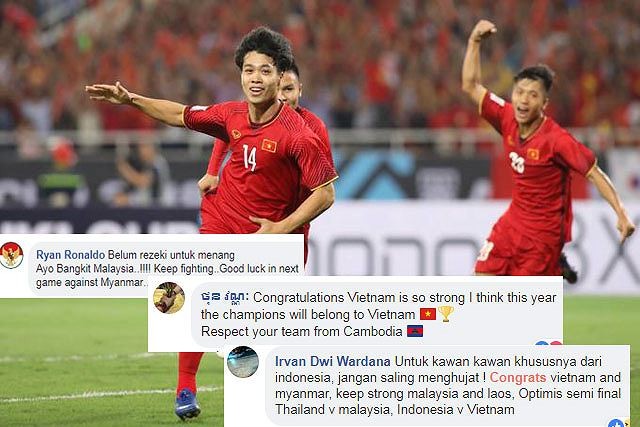 CĐV quốc tế tin ĐT Việt Nam sẽ vô địch AFF Cup 2018 Nhiều CĐV trong khu vực Đông Nam Á tin ĐT Việt Nam sẽ vô địch AFF Cup 2018.